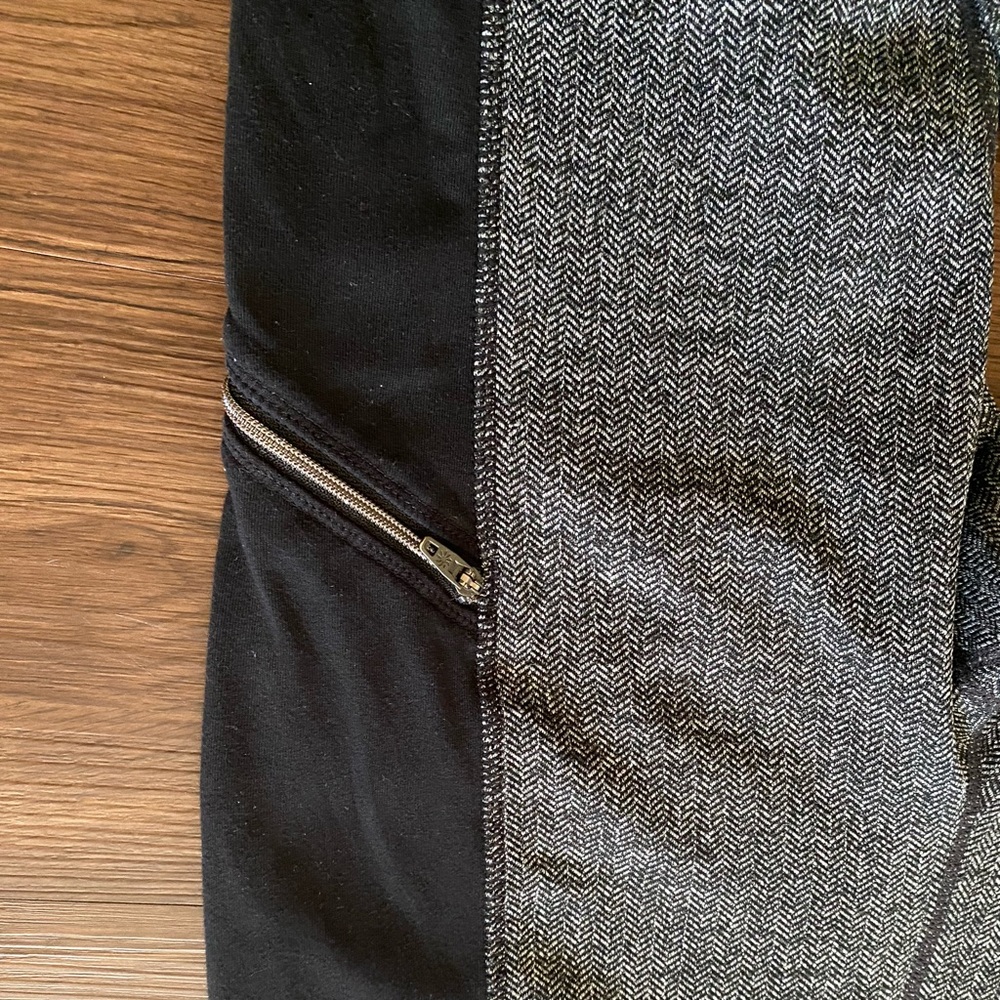 Athleta Metro Drifter High Rise Leggings Herringbone Womens Size M - Picture 3 of 9